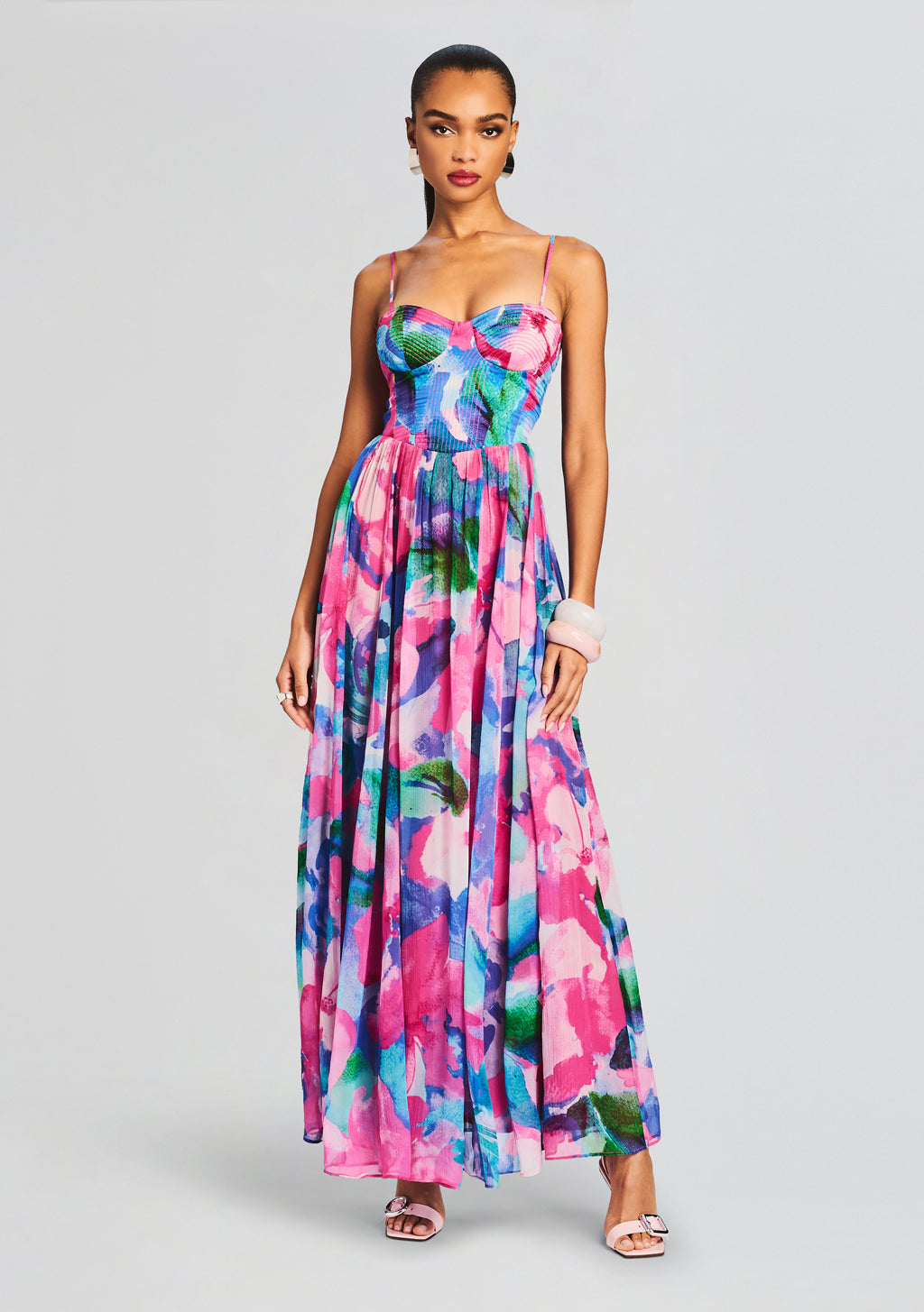 Vesa Corset Long Dress