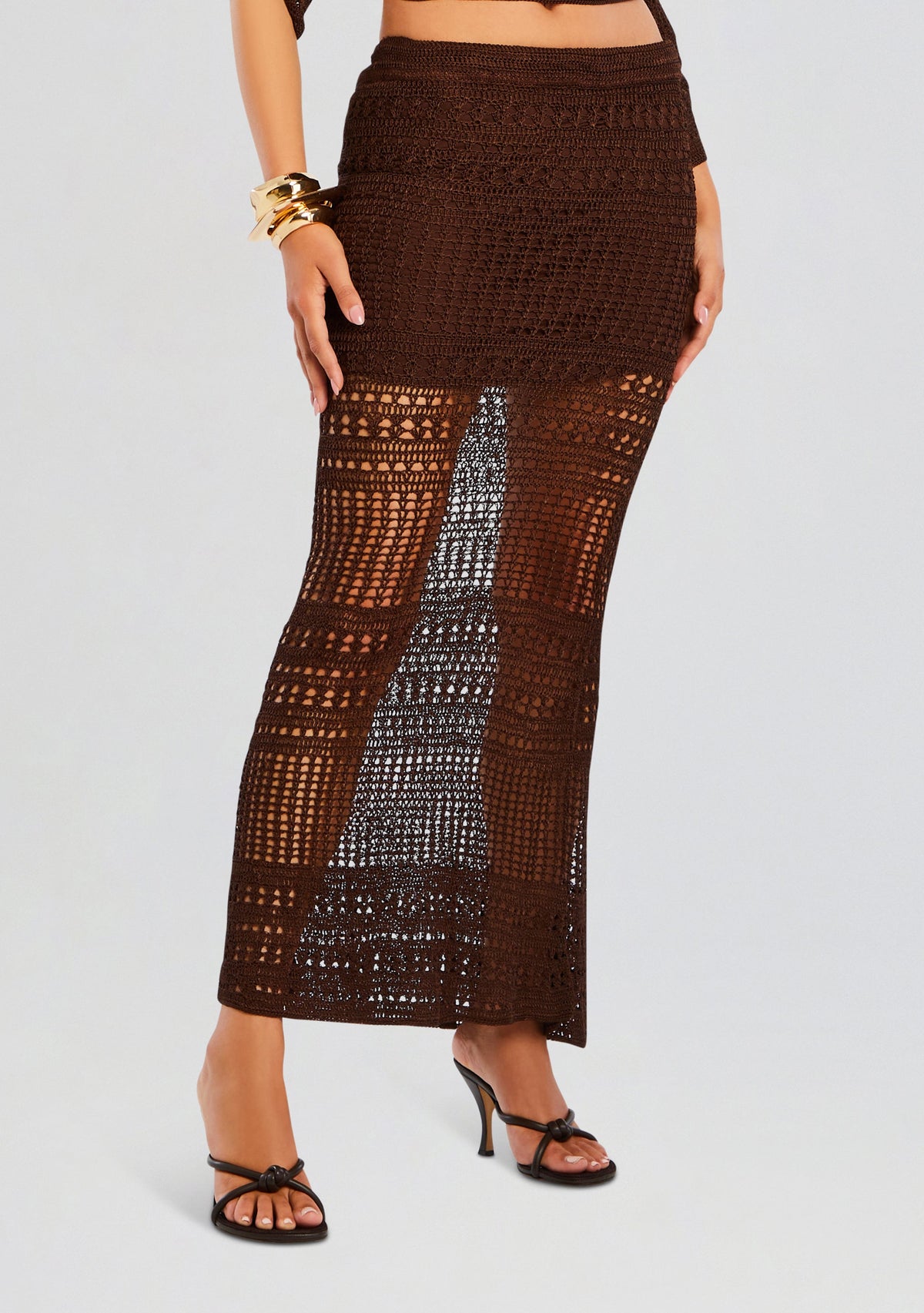 Topanga Crochet Maxi Skirt