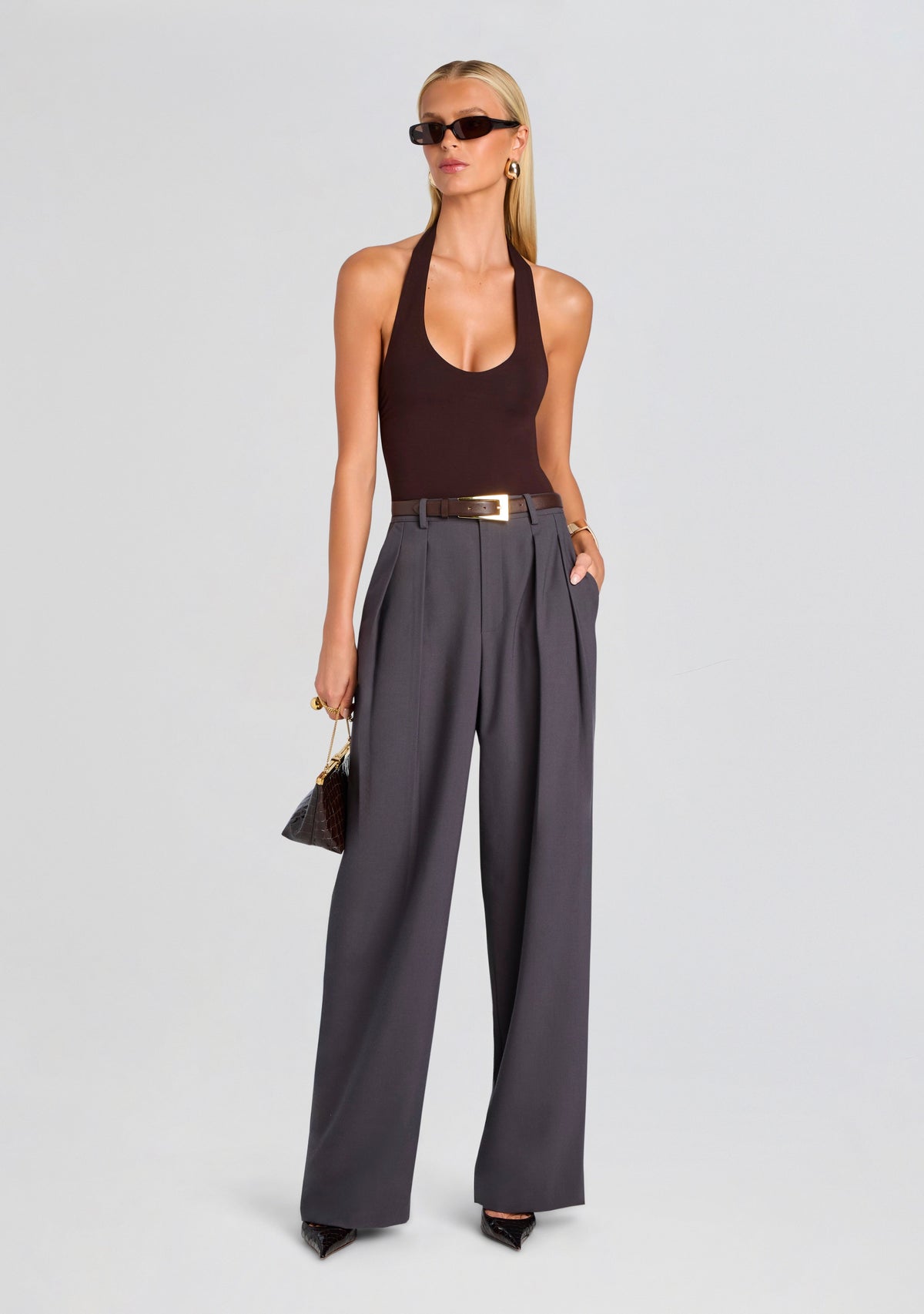 Bamboo Halter Bodysuit