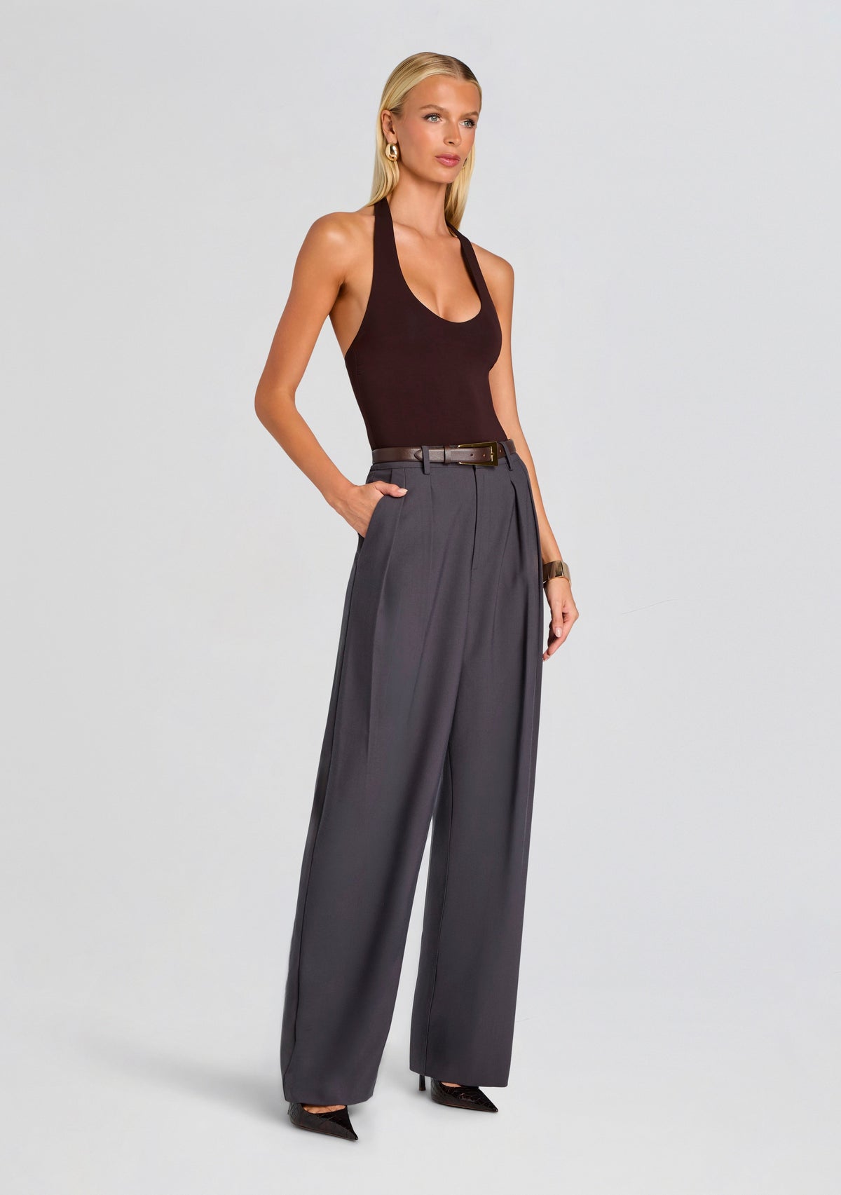 Bamboo Halter Bodysuit
