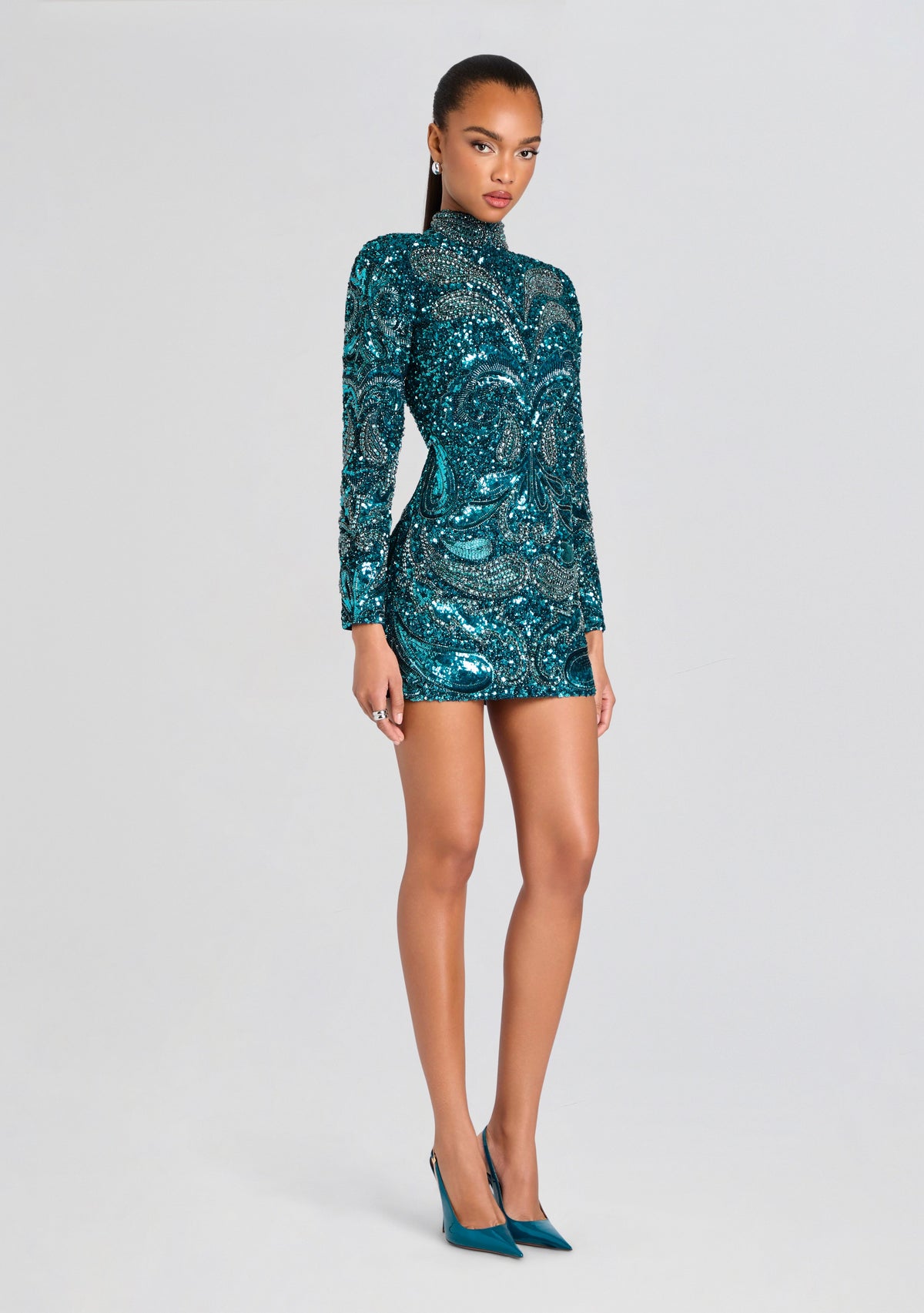 Celio Embroidered Dress