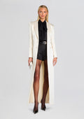Satin Amberly Blazer Evening Dress