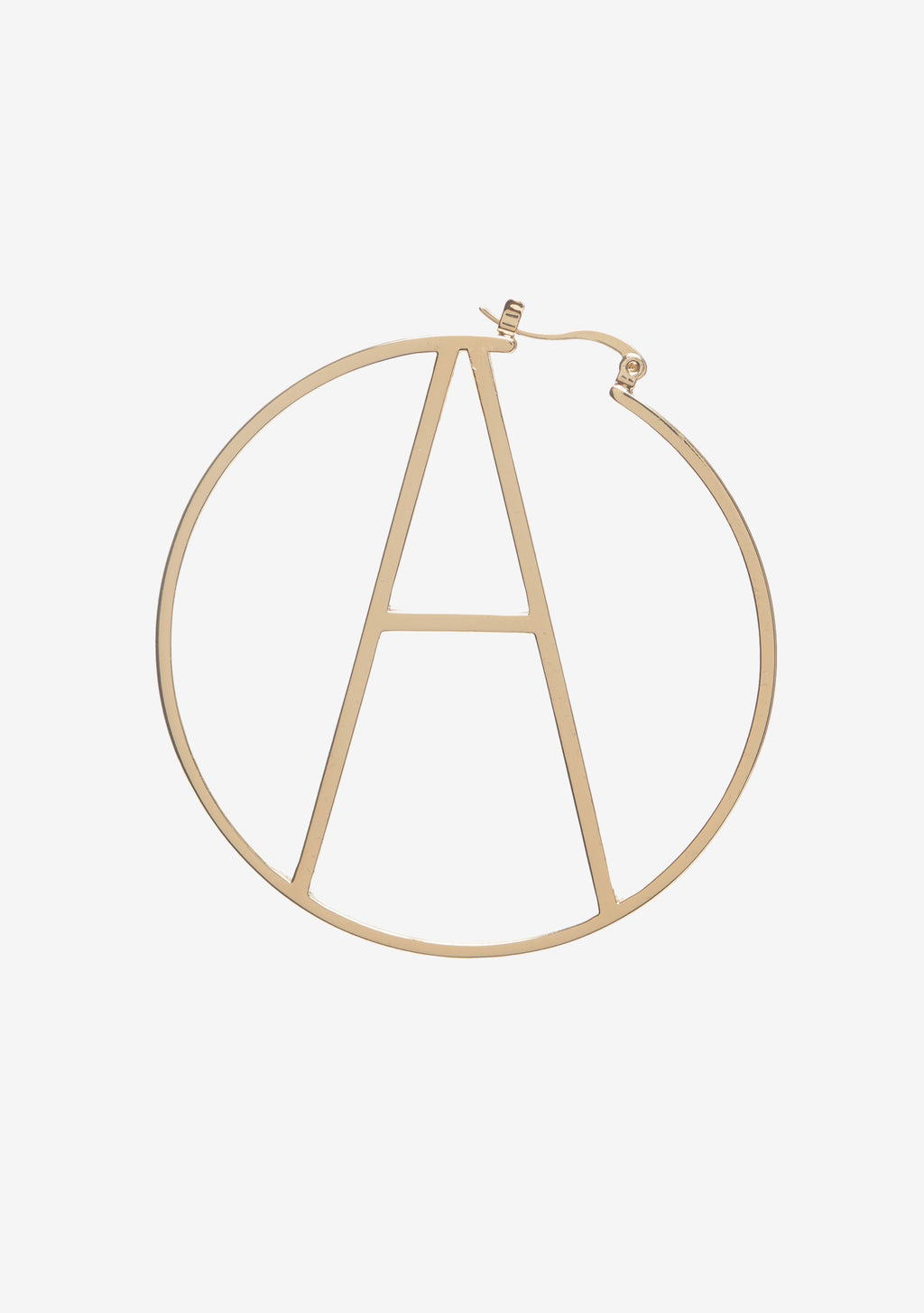 Hoop Letter Earring