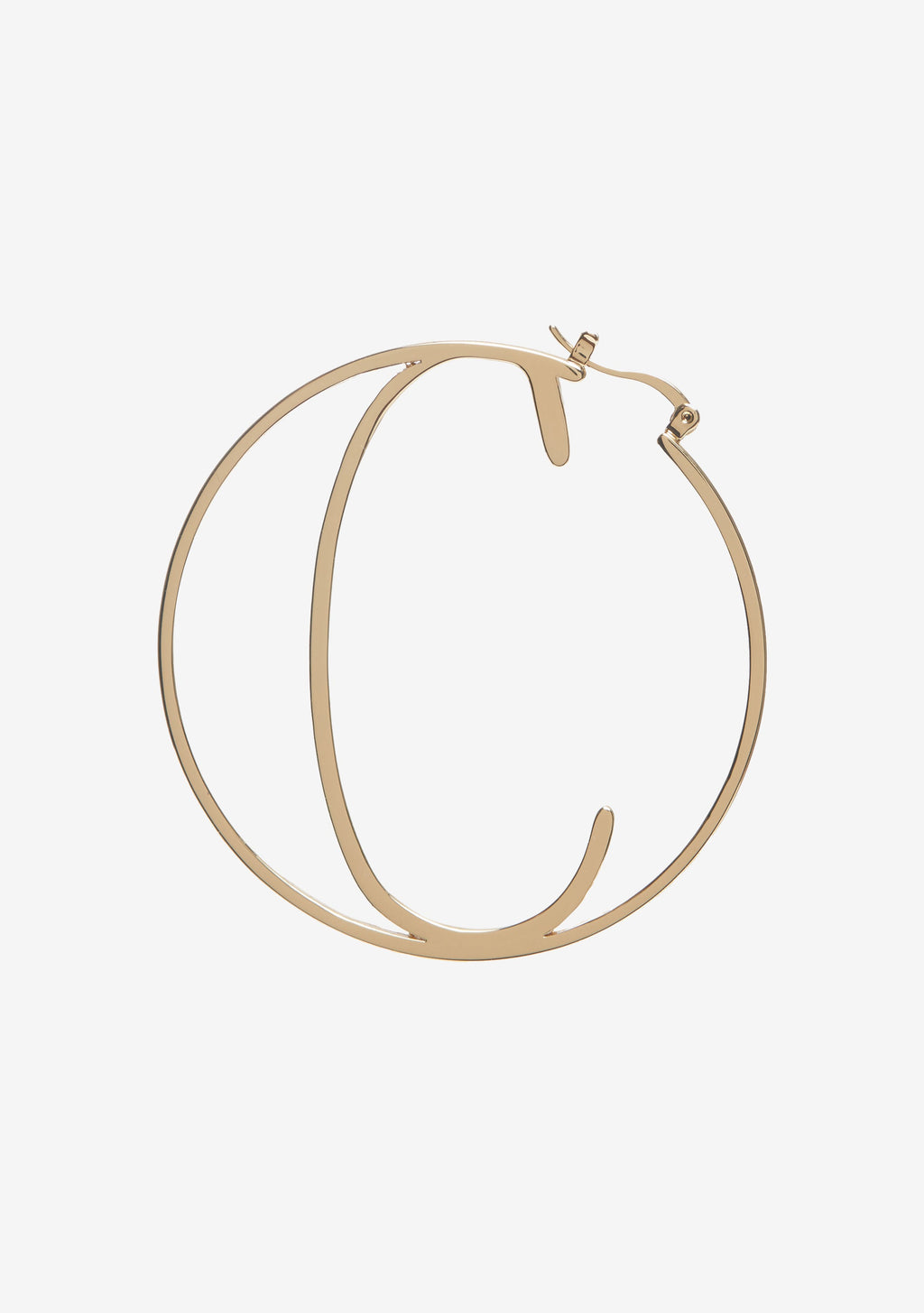 Hoop Letter Earring