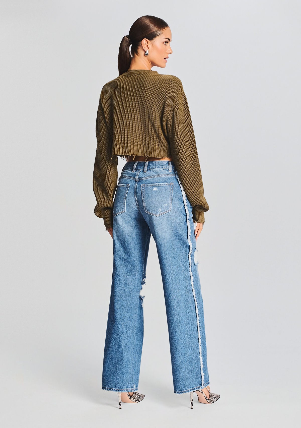 Mid Cropped Devin Sweater
