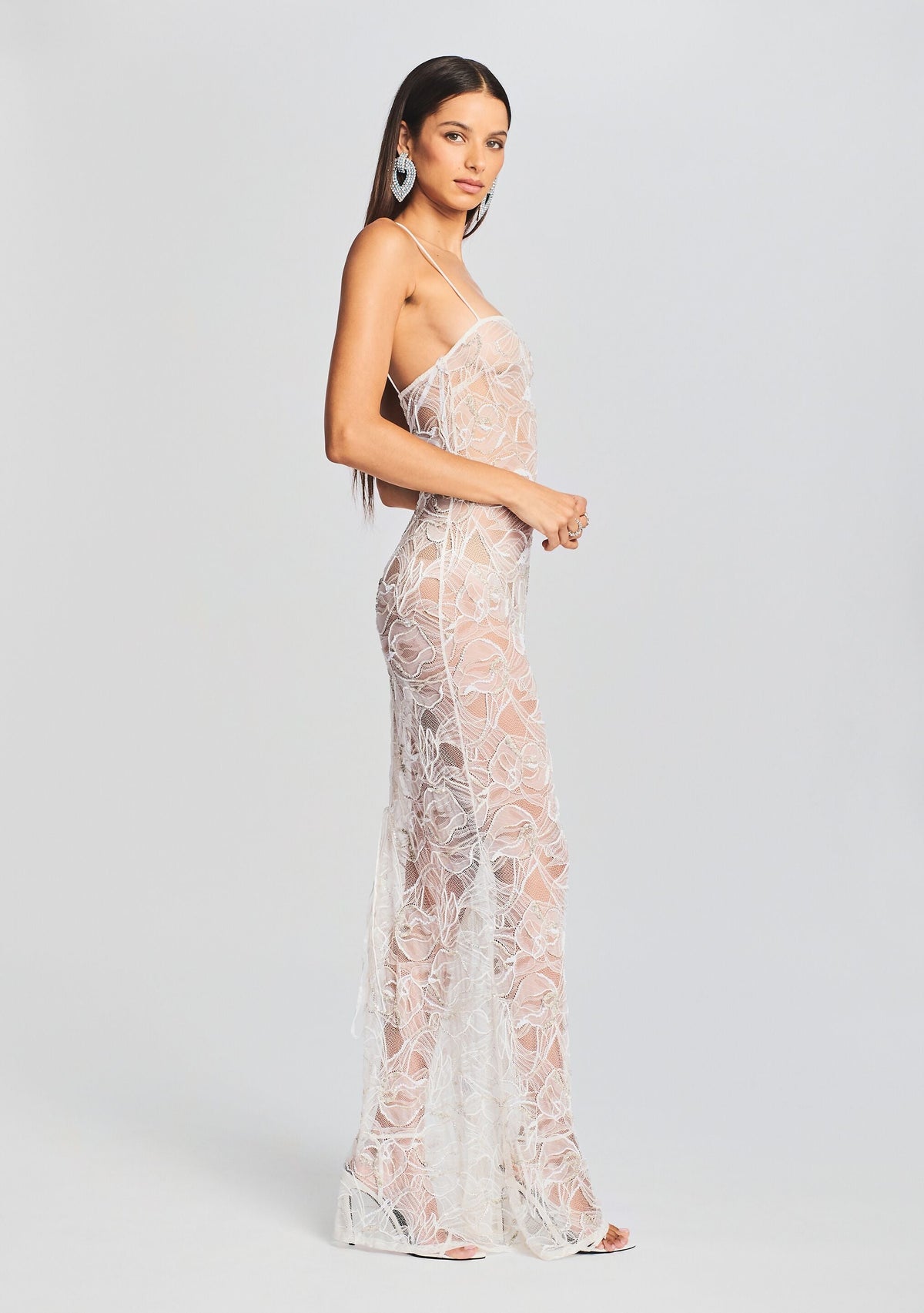 Ruby Embellished Lace Dress
