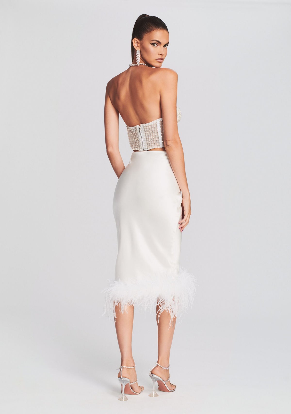 Margery Embellished Bustier Top