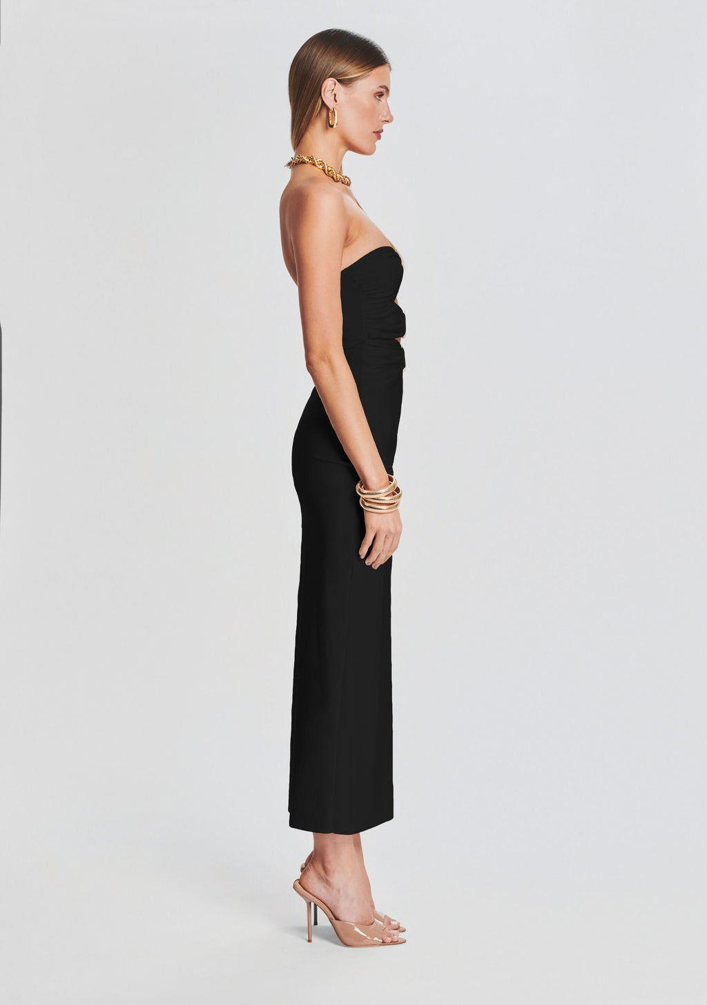 Lily Lycra Maxi Dress