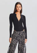 Geo Rib Knit Bodysuit