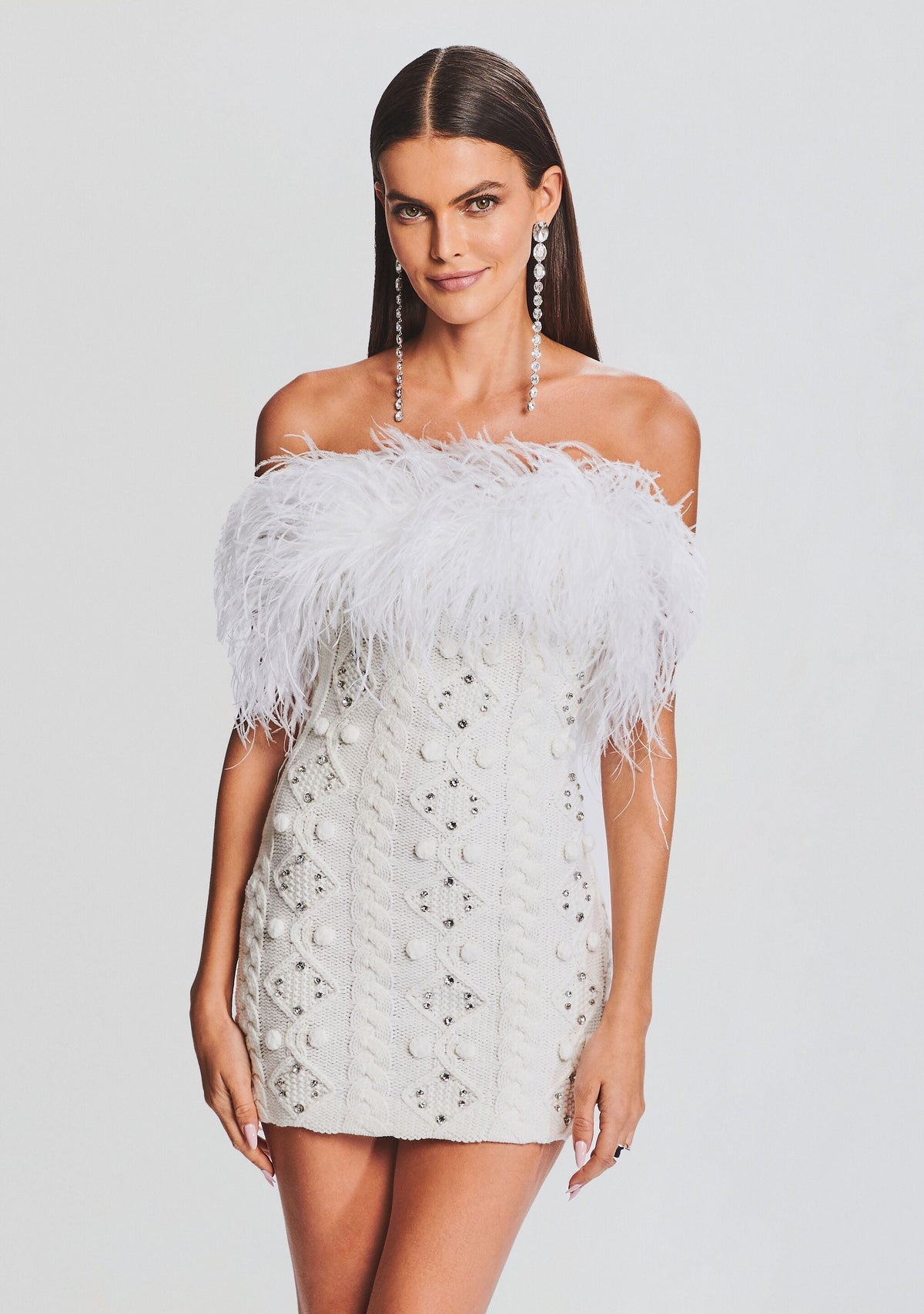 Kimberely Embellished Knit Dress