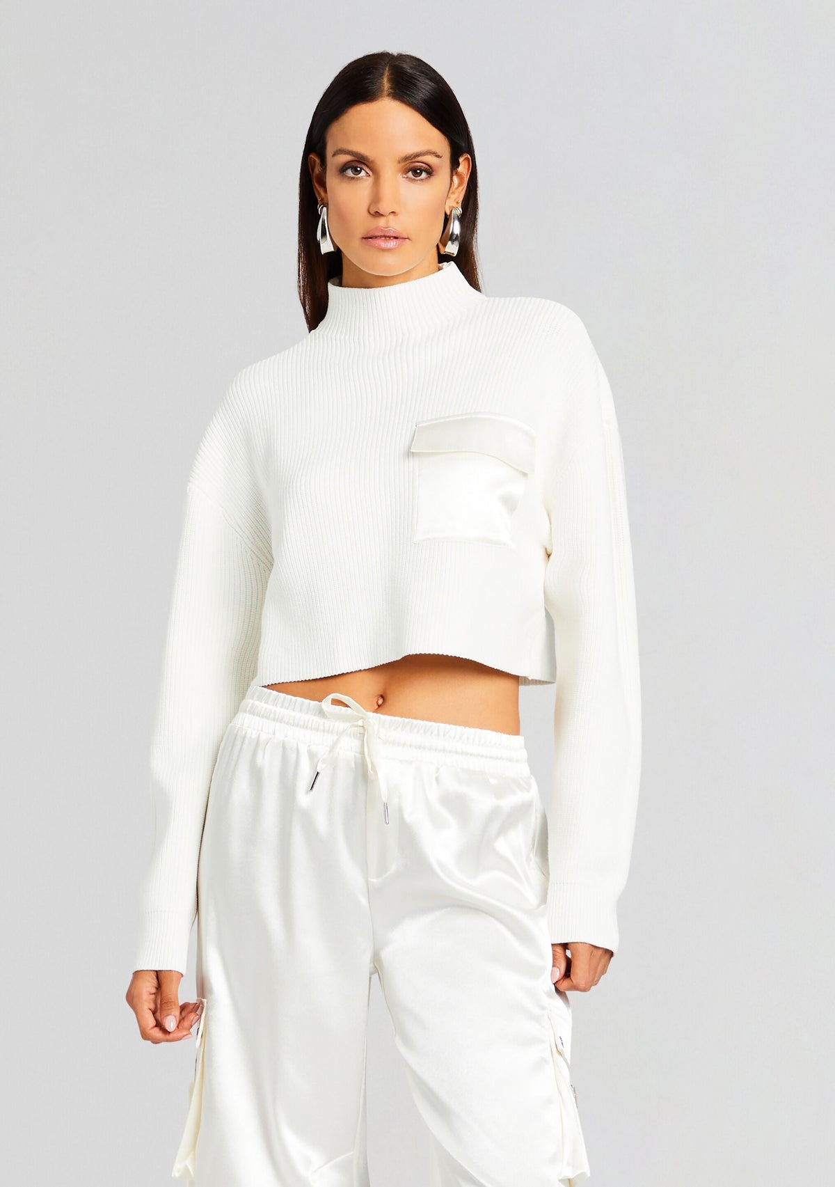 Donna Mid Cropped Sweater