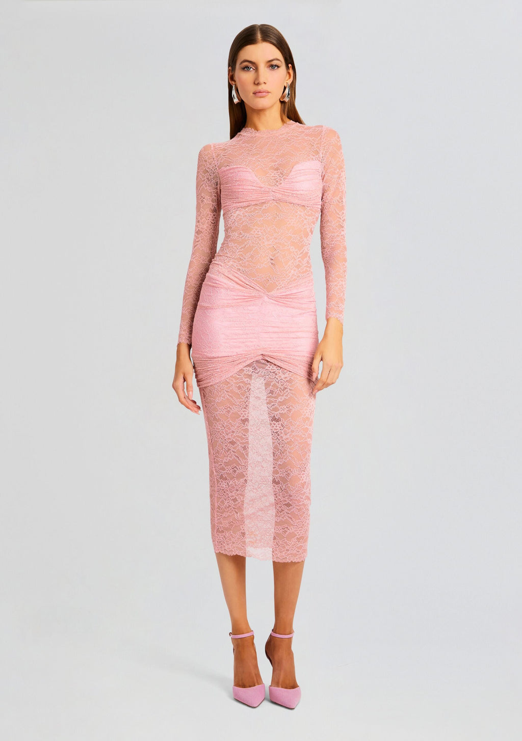 Ellie Lace Midi Dress