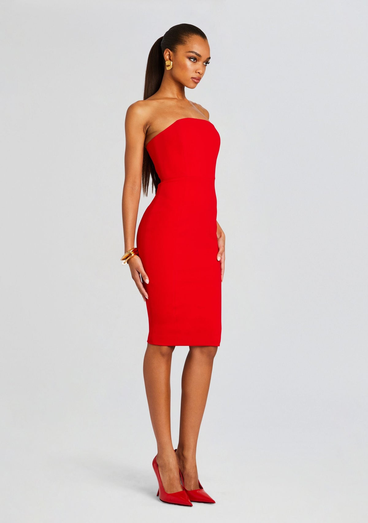 Half Moon Midi Dress