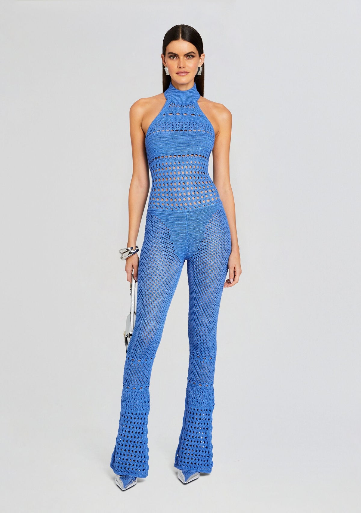 Kalena Knit Crochet Jumpsuit