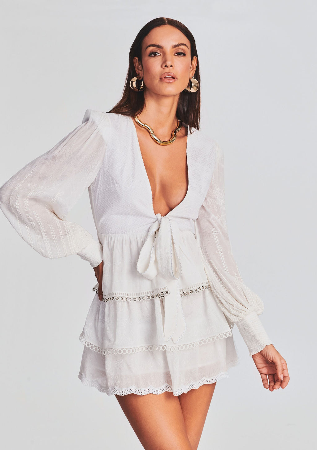 Veda Quilted Short Dress