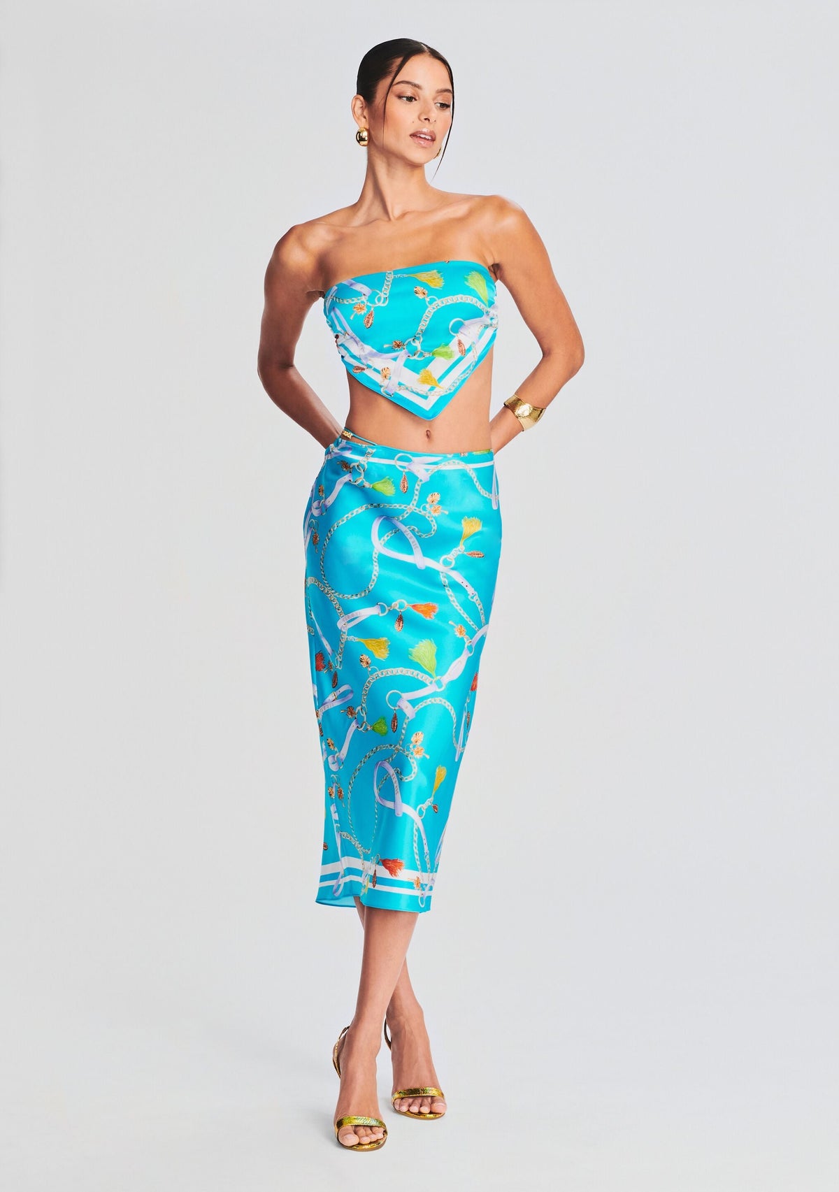 Natalia Silk Scarf Top