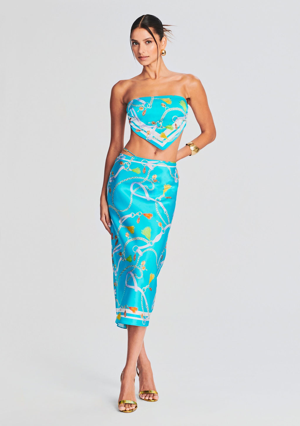 Natalia Silk Scarf Top