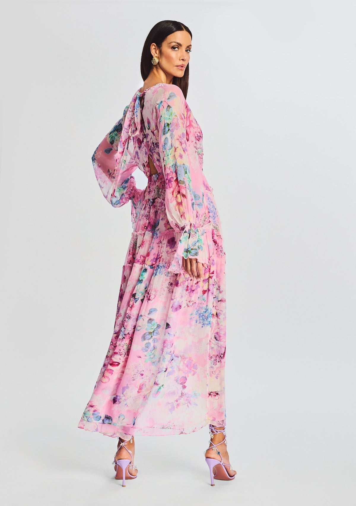 Sage High Low Dress