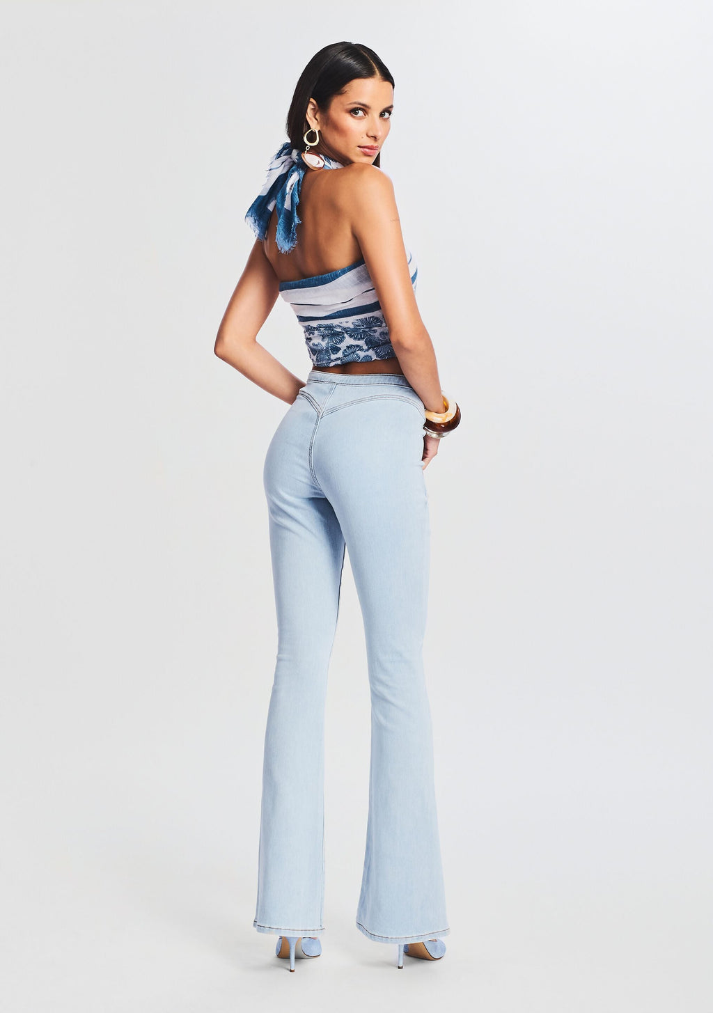 Nora Mid Rise Flare Jean