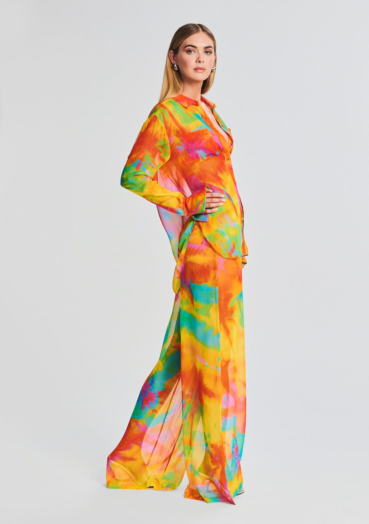 Willow Silk Chiffon Blouse