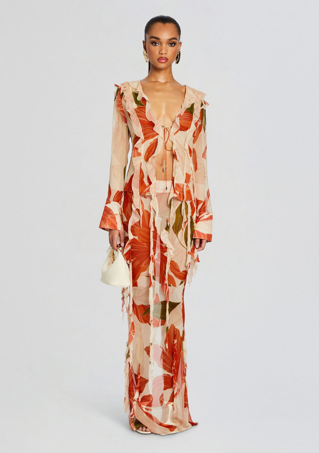 Shae Silk Chiffon Top