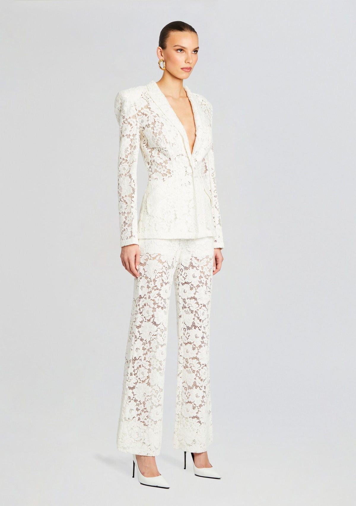 London Lace Flared Pants