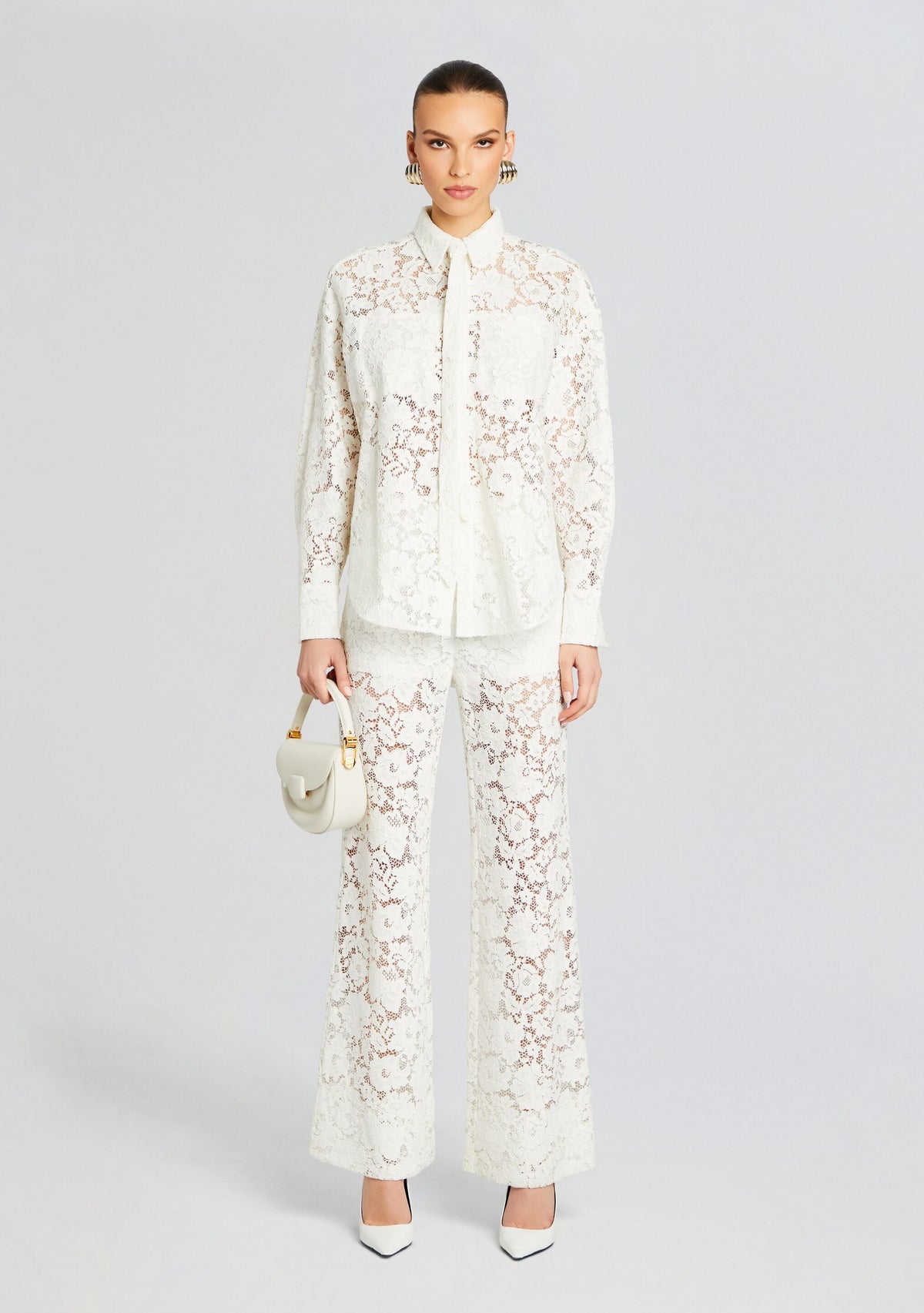 London Lace Flared Pants