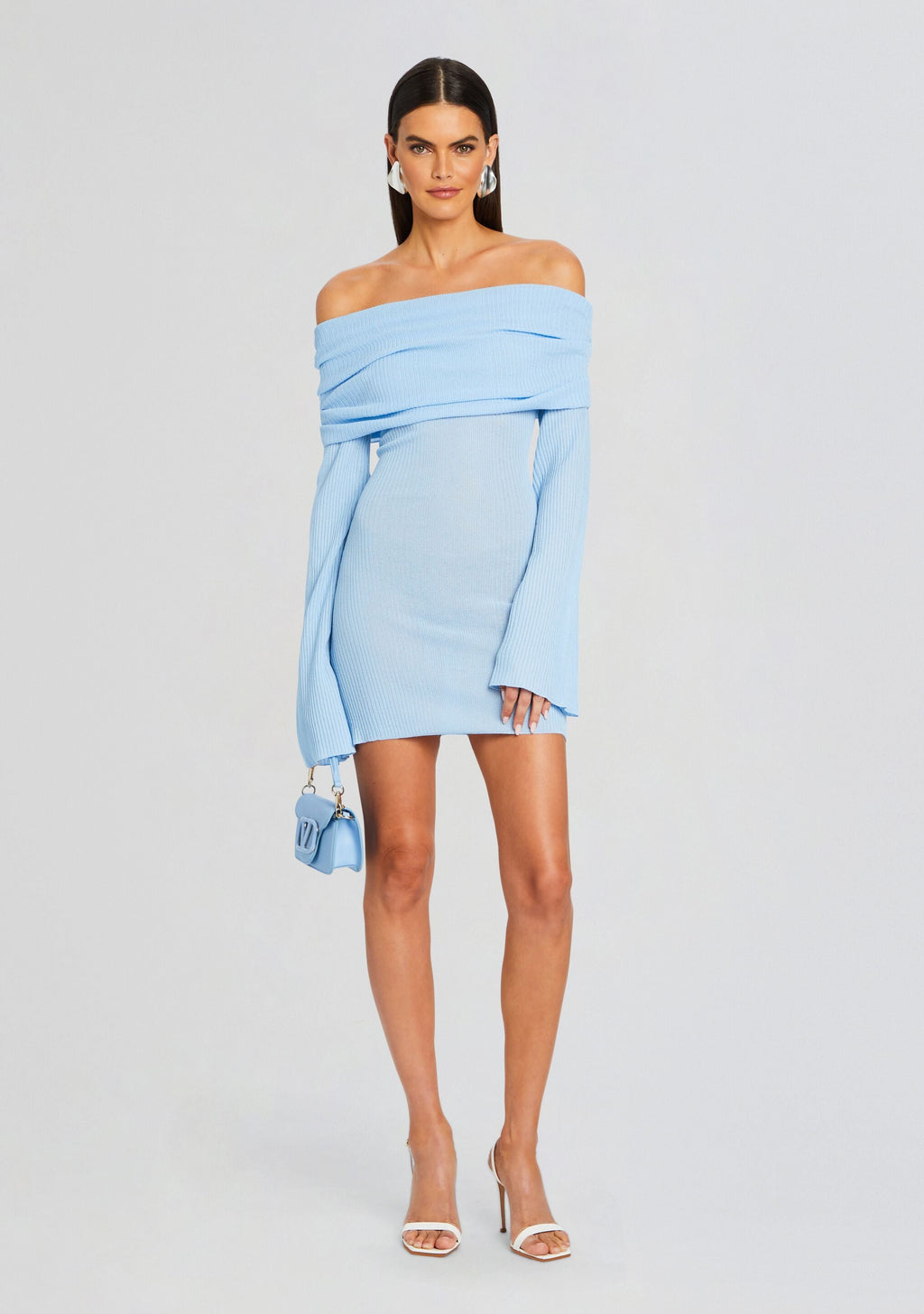 Galli Rib Knit Mini Dress