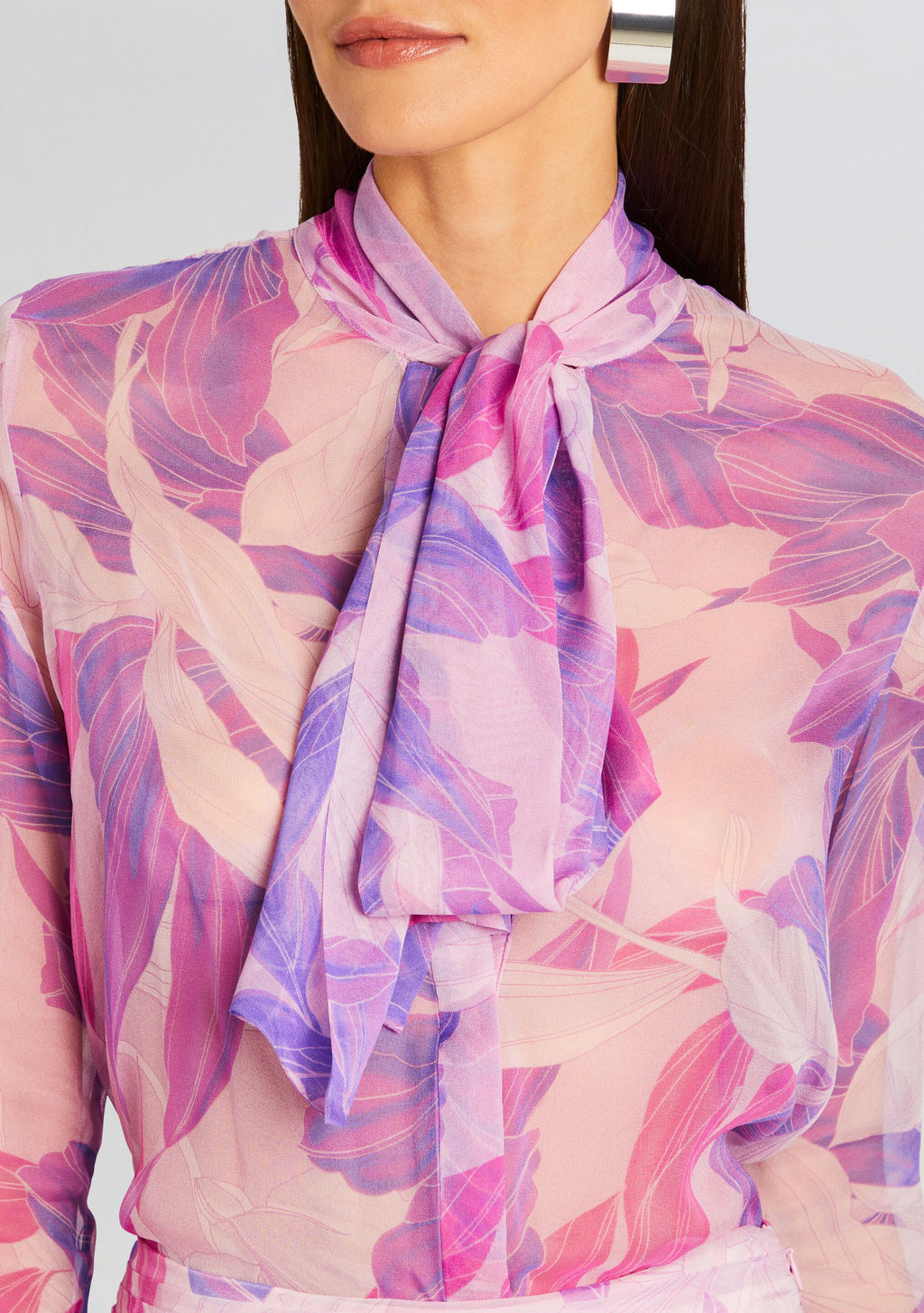 Kindra Silk Chiffon Blouse