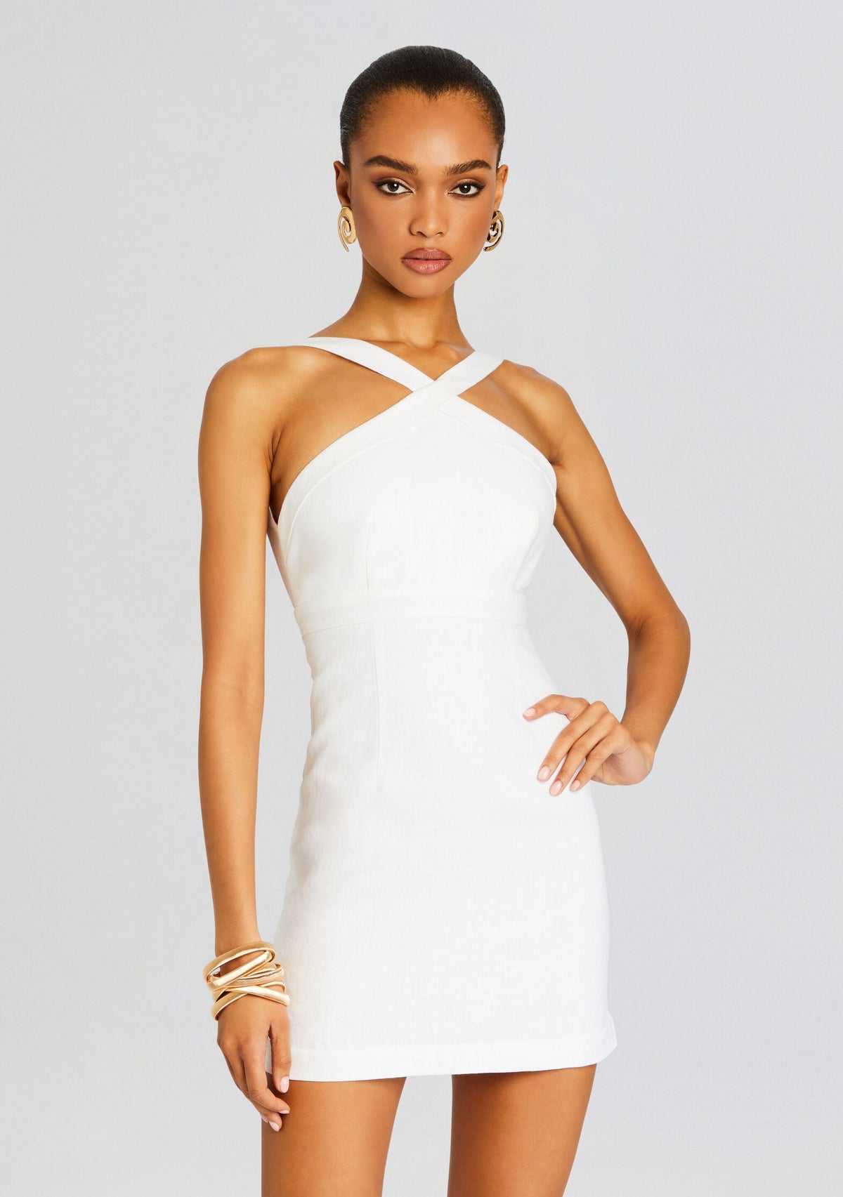 Linen Mini Dress