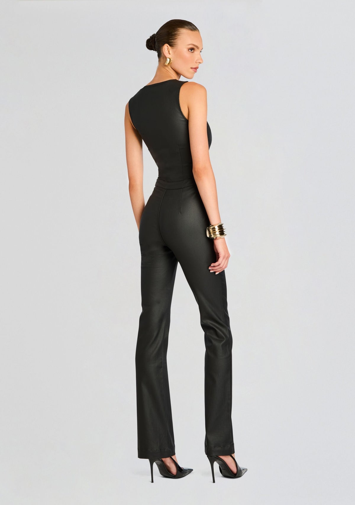 Mckinnon Coated Denim Jumpsuit
