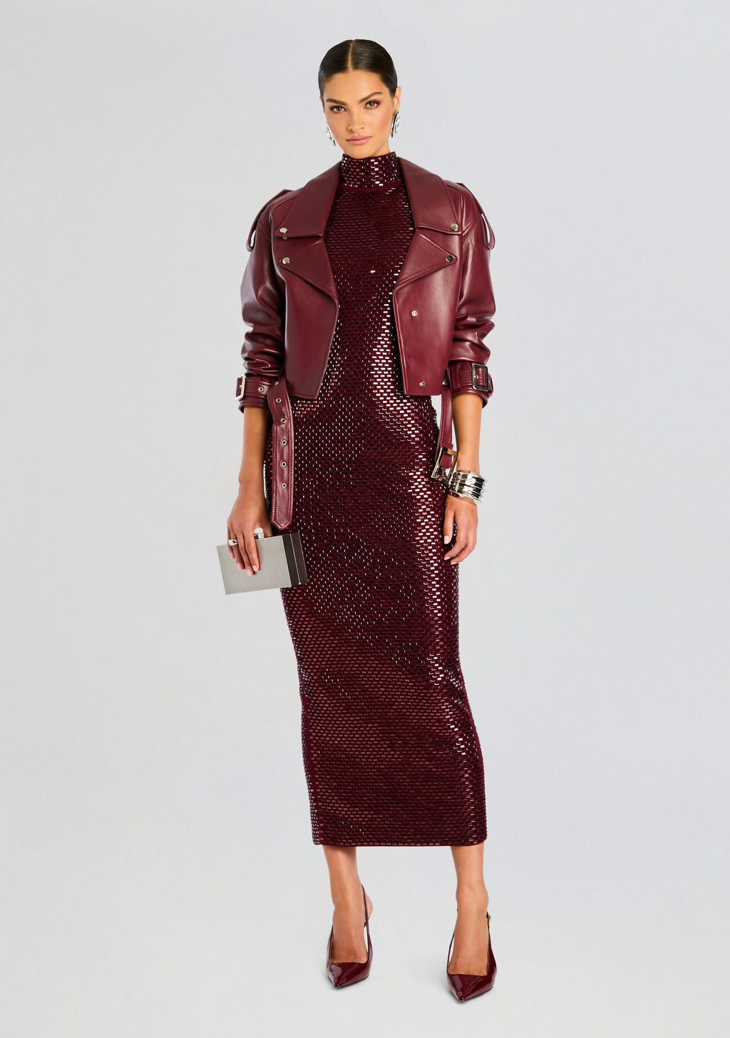 Lust Embellished Knit Dress