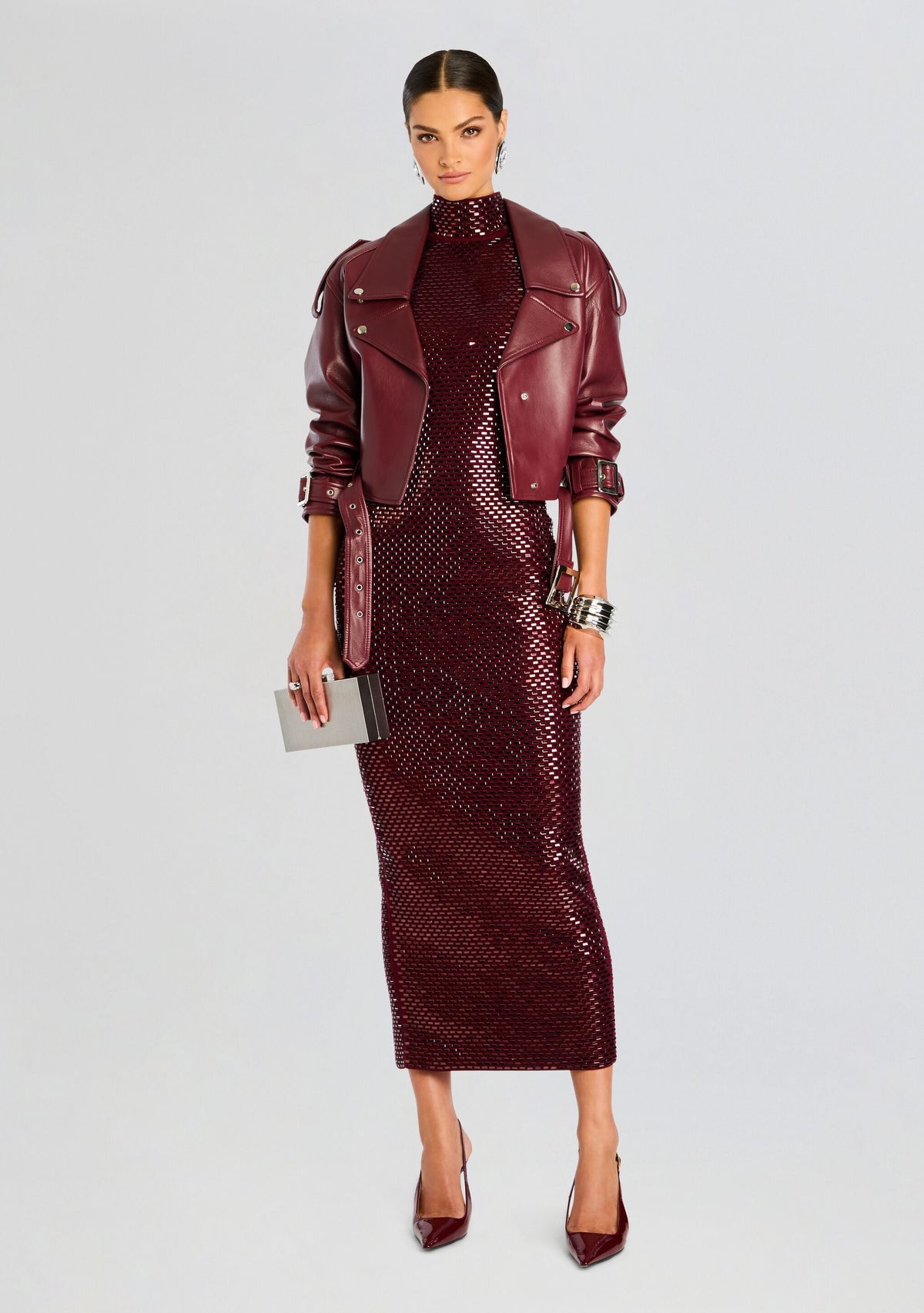 Lust Embellished Knit Dress