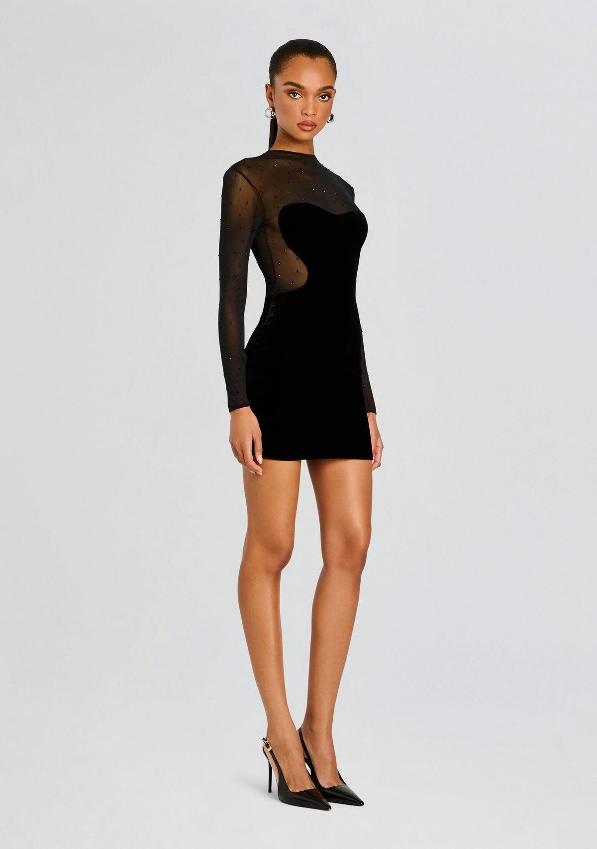 Delmer Velvet Dress