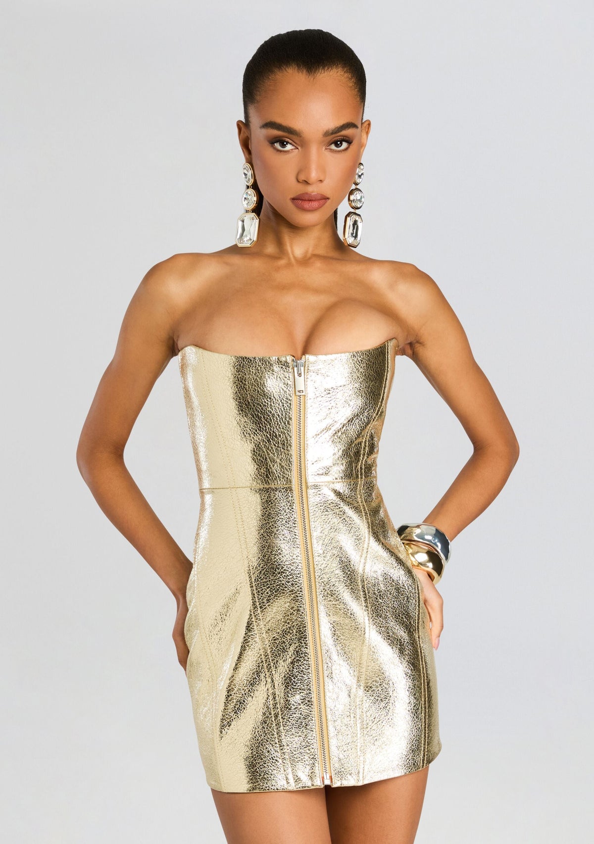 Sylvie Leather Dress