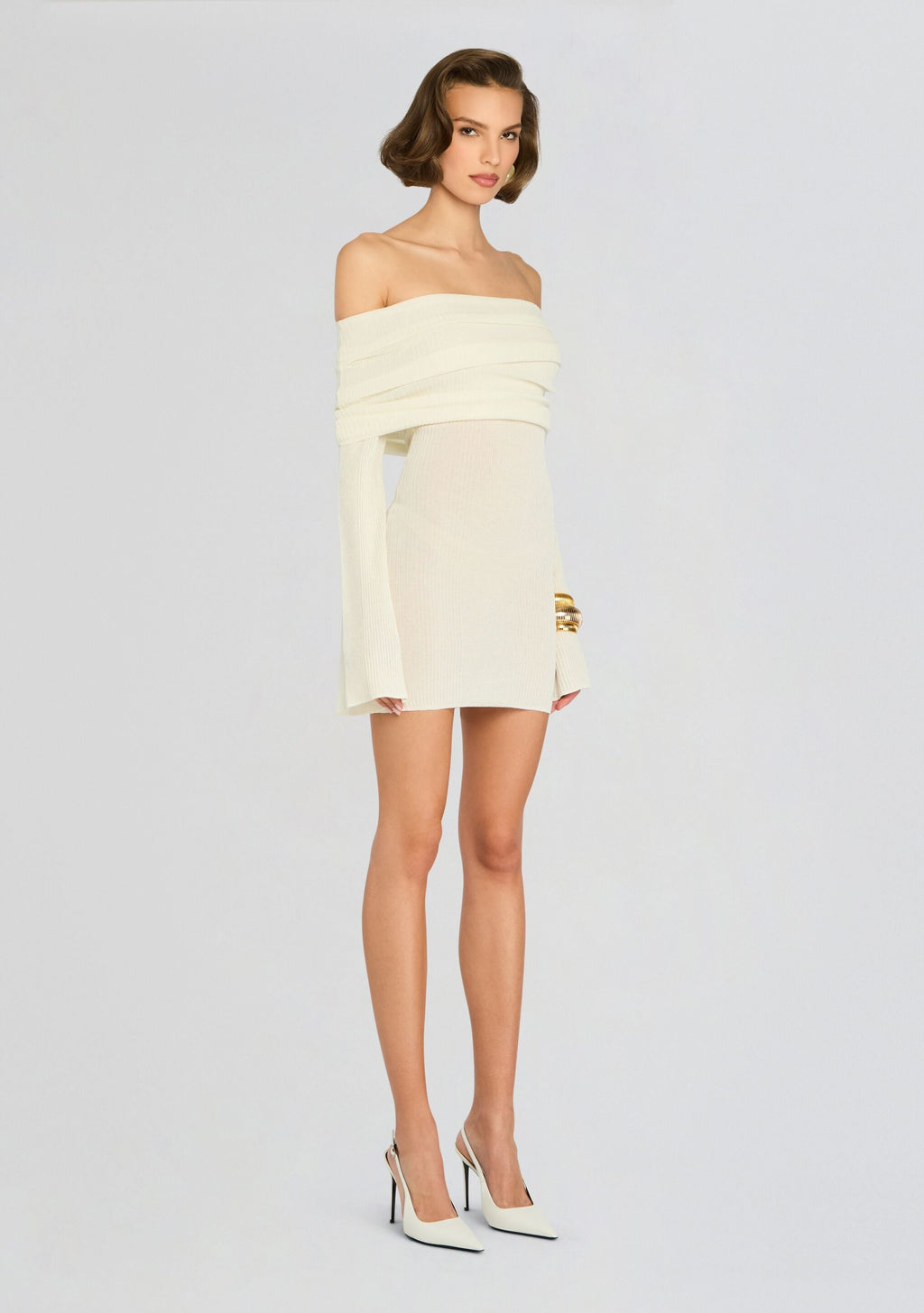 Galli Rib Knit Mini Dress