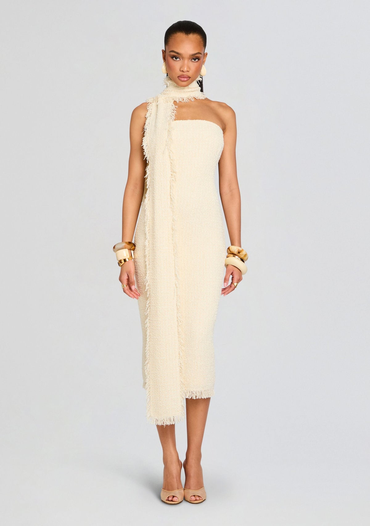 Lott Boucle Midi Dress