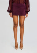 Valerie Suede Leather Skirt