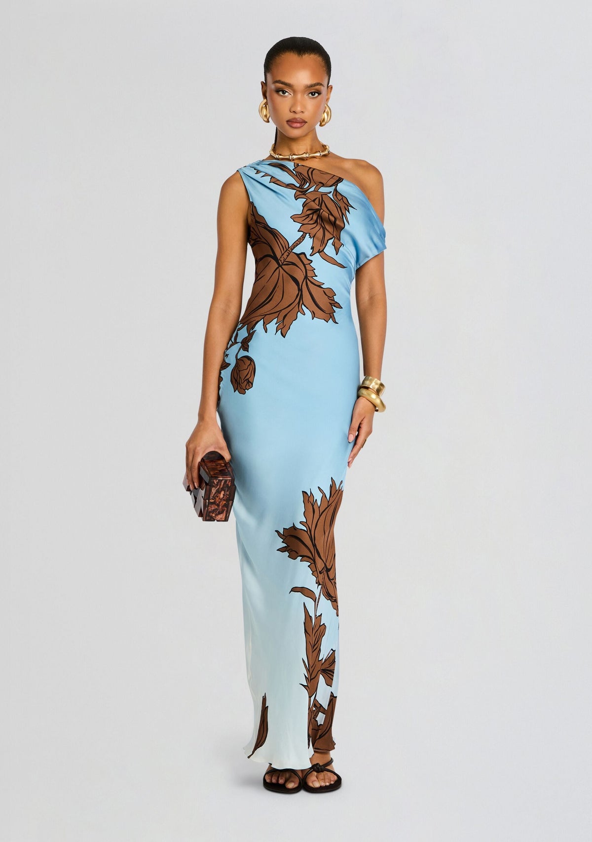 Cady One Shoulder Maxi Dress