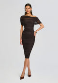Nyssa Mesh Midi Dress