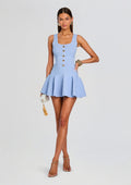 Brooke Metallic Bandage Knit Dress