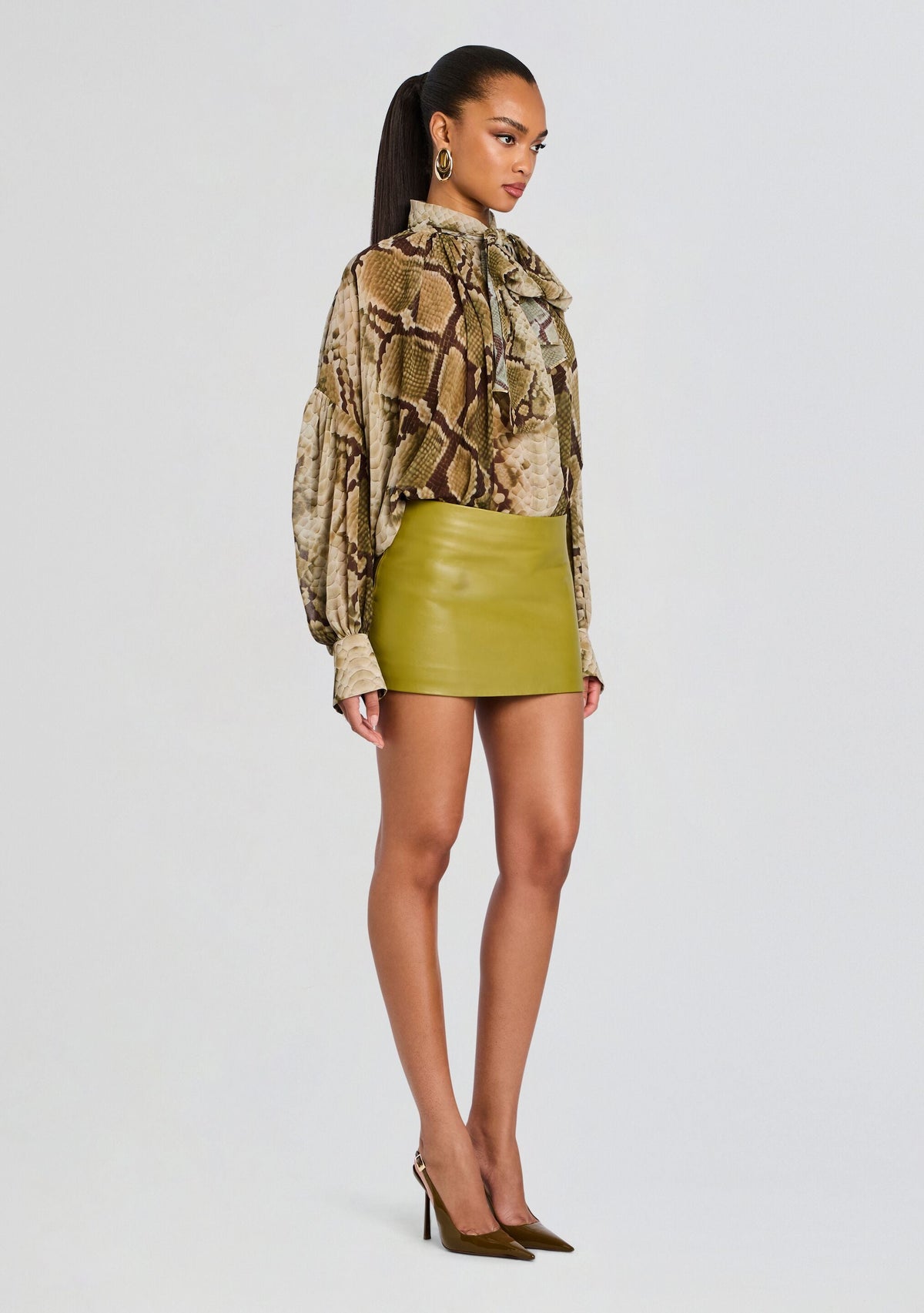 Valerie Leather Skirt