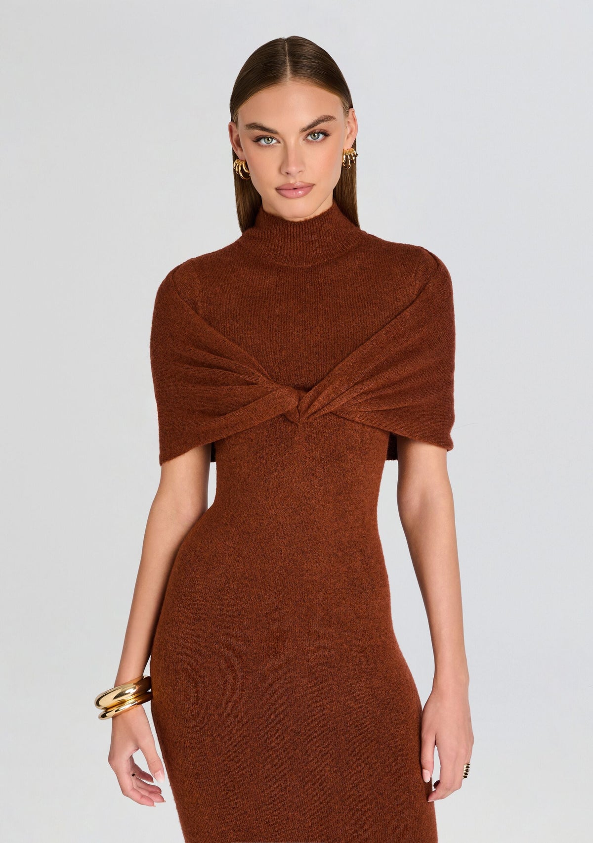 Wisteria Knit Midi Dress