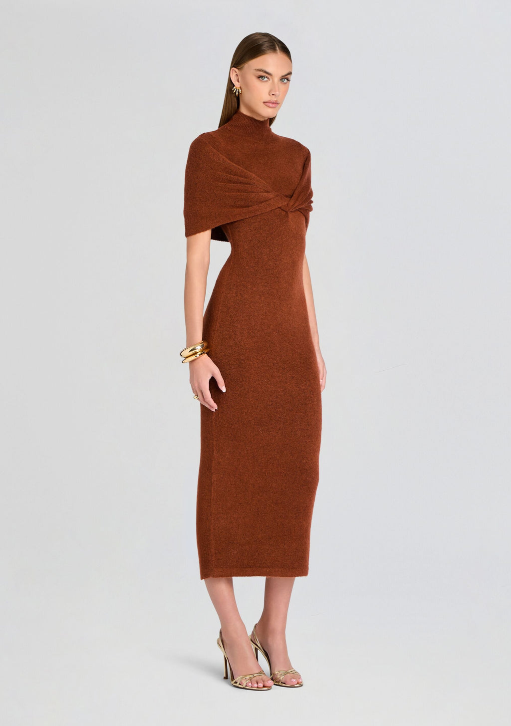 Wisteria Knit Midi Dress