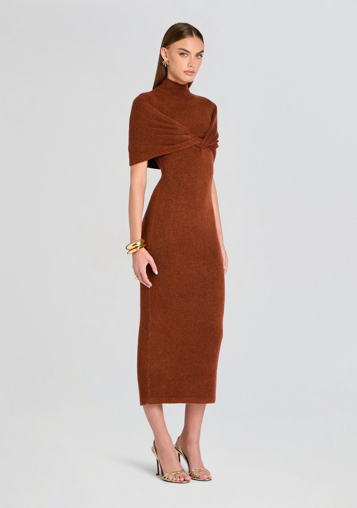 Wisteria Knit Midi Dress
