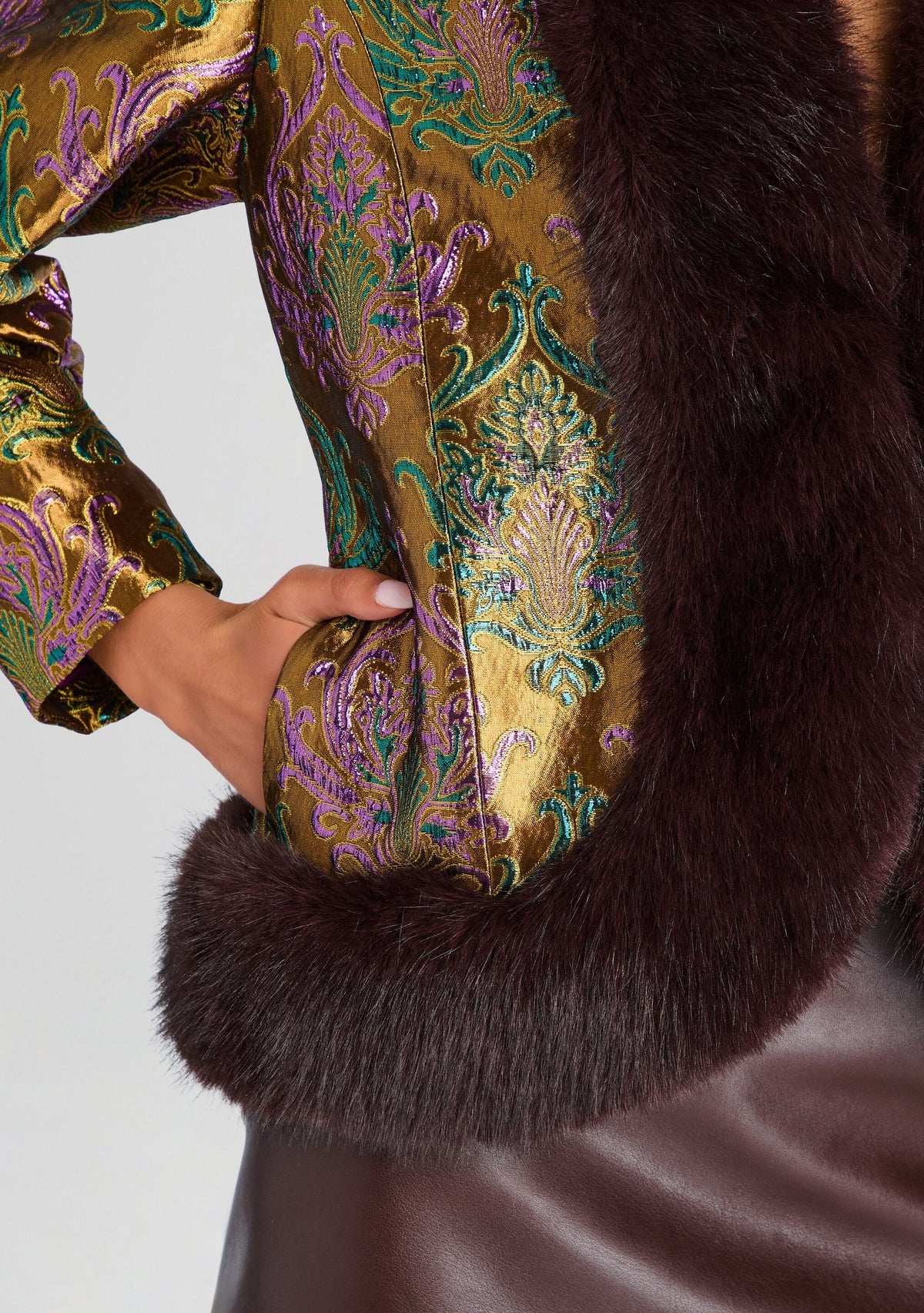 Delphira Brocade Jacket