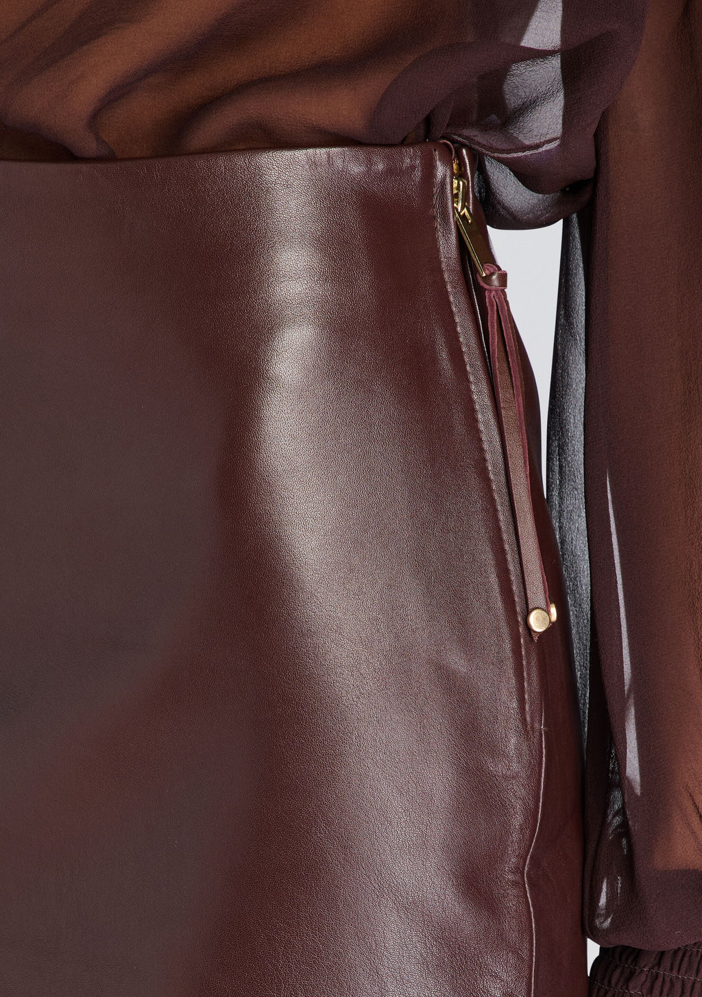 Valerie Leather Skirt