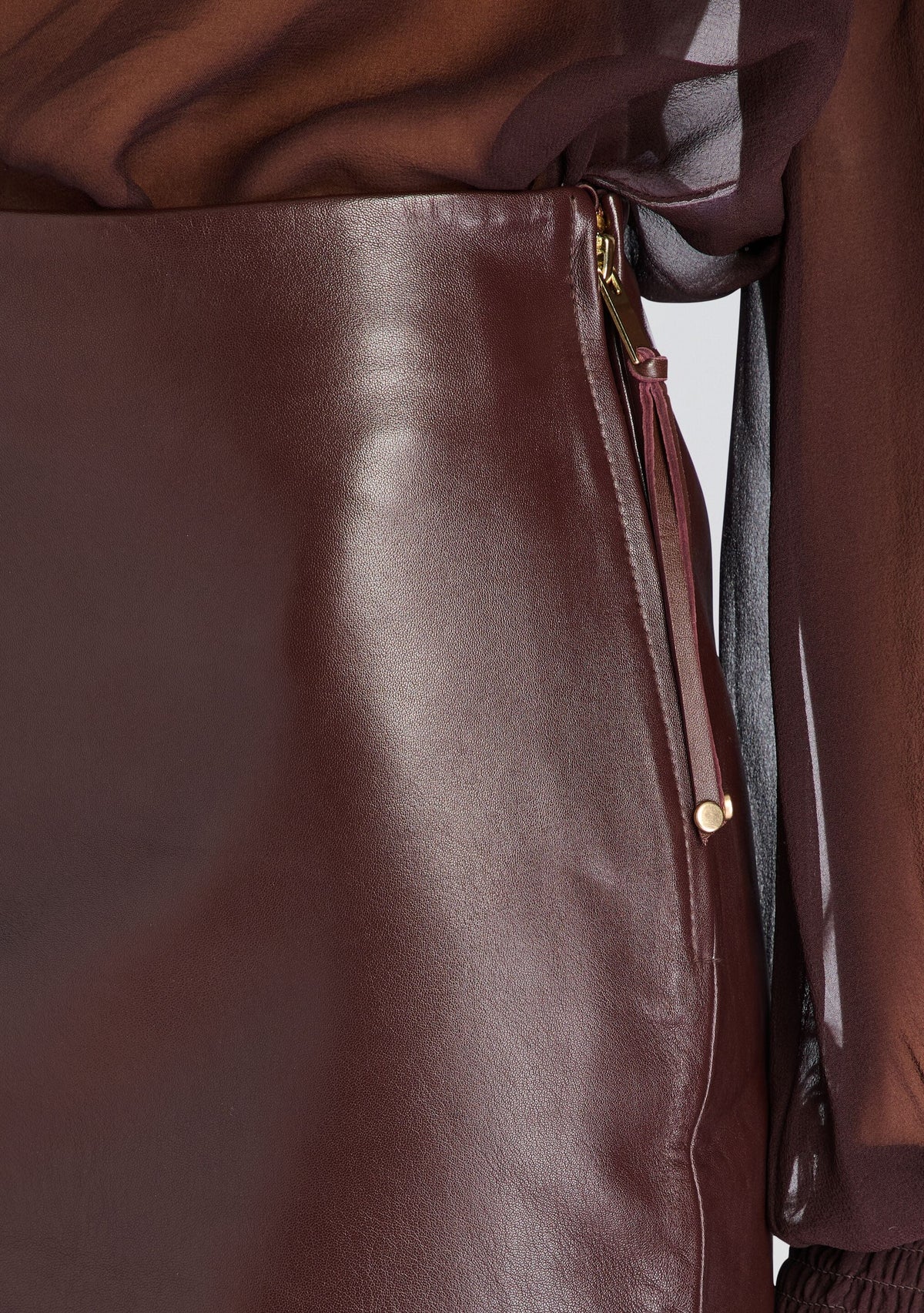 Valerie Leather Skirt