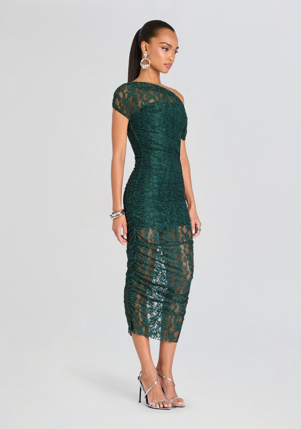 Noel Lace Midi Dress