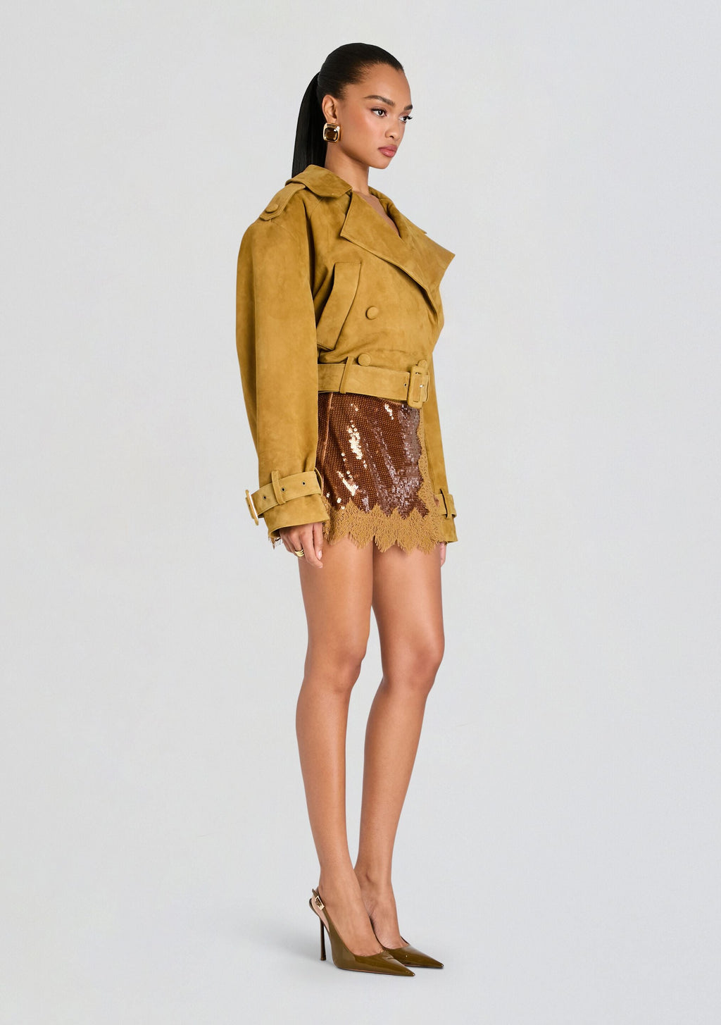 Rubee Suede Coat
